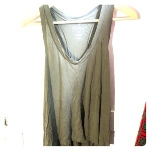 Green American eagle tank top